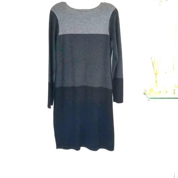 AB Studio color stack sheath sweater dress - Picture 4 of 4